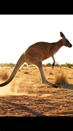 Kangaroo Leaping Across Australian Field | Cinematic Wildlife 4K