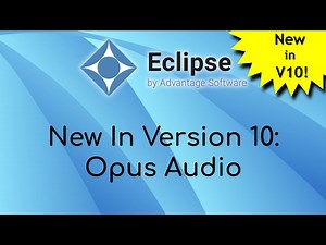 New in Eclipse Version 10: Opus Audio