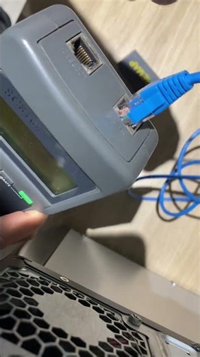 Test Your Network Cables Like a Pro! 🛠️ #Networking #ITSupport #CableTester #RJ45 #TechTips