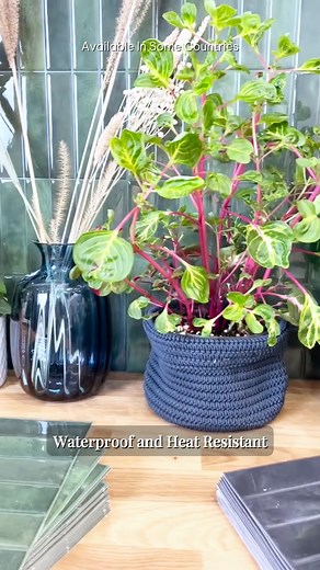 3.5K views · 12 reactions | "Transform your kitchen in minutes  These peel-and-stick wall panels instantly elevate your space — no tools, no mess, just effortless style ✨ #amazonfinds #wallstickers #wallpanels #3dwallpanels #paintstick #kitchenwallpaper #peelstickwallpaper #kitchenbacksplash #backsplash #homefinds" | Modern Farmhouse | Facebook