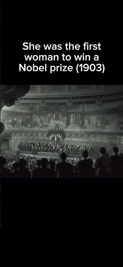 Marie Curie won 2 Nobel prizes, this is her winning her second one in 1911 #history