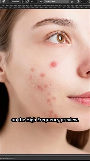 🤯 SKIN RETOUCHING SECRET! (Frequency Separation Hack)