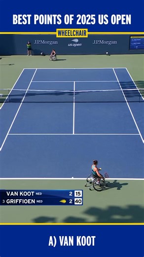 Up next, wheelchair! Which point do you 🫵 think is the best? Like the comment of your vote! | US Open Tennis Championships