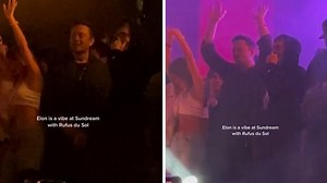 Elon Musk Dancing the Night Away at Cabo San Lucas Music Festival
