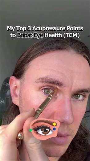 👁️ These three points in acupuncture and Chinese medicine are traditionally used to help stimulate