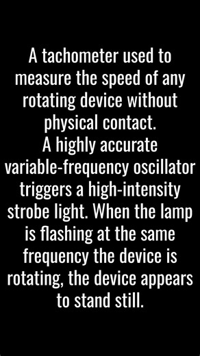 STROBOSCOPIC TACHOMETER