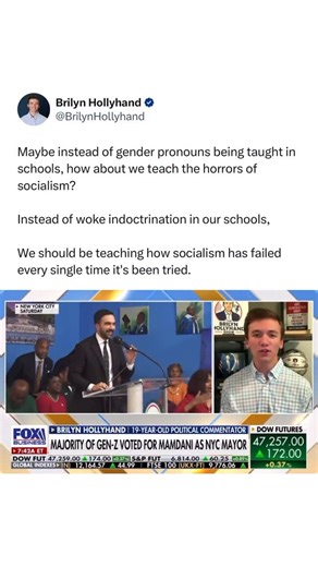 Brilyn Hollyhand on Instagram: "We should be teaching how socialism has failed every single time it's been tried. Follow @brilynhollyhand for more."