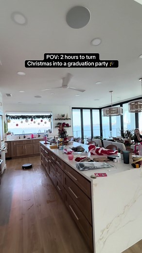 Two hours. One surprise. A whole lot of gold black chaos control. 🖤💛🎓 We flipped the house from “what happened in here?!” to graduation party-ready just in time to celebrate Victoria- UCF grad and our biggest pride moment. Surprise pulled off… barely. 😅✨ #UCFGrad #SurpriseParty #ProudMomMoment
