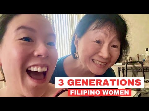93yr old grandma has the best attitude! Mom and Lola are strong Filipino women ❤️ Manila Philippines