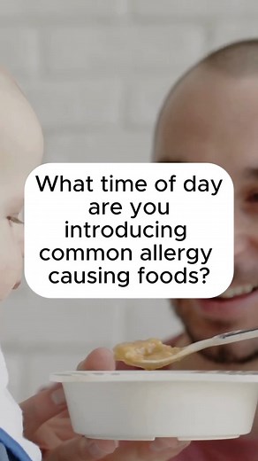 1.3K views | Starting solids? ️ Here’s an allergy tip all parents...