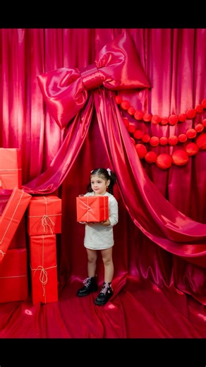 Red Themed Studio Portrait | Green Label Photography