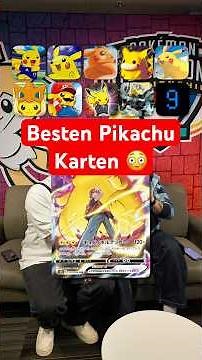 DAS sind die besten Pikachu Pokémon Karten? 🤔