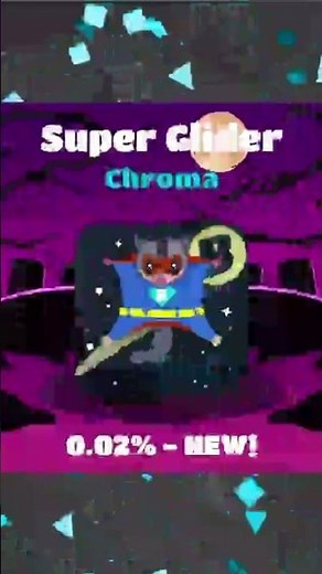 I GOT THE SUPER GLIDER CHROMA FROM THE SPOOKY PACK IN BLOOKET!