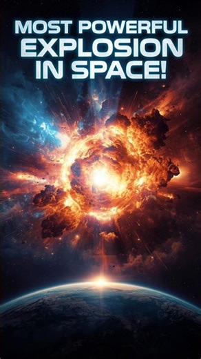 The Most Powerful Explosion in Space 🌌 #Shorts #SpaceFacts