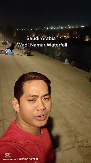 Waterfall in the middle of the desert #waterfall #lakeinksa #saudiarabia #saudi #ofwlifereels #saudiarabia2025 #reelsviralシ #reelsvideoシ | Kuya Weng
