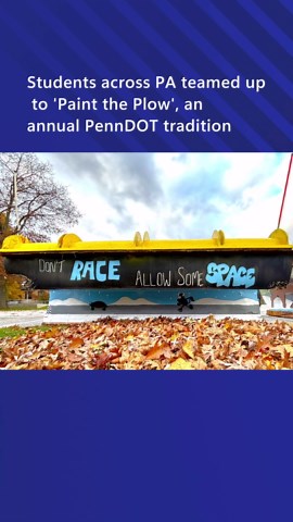 PA students 'paint the plow'