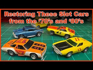 Restoring my Old Slot Cars and update on the Drag Strip #afx #dragracing #chevrolet #slotcar #tyco