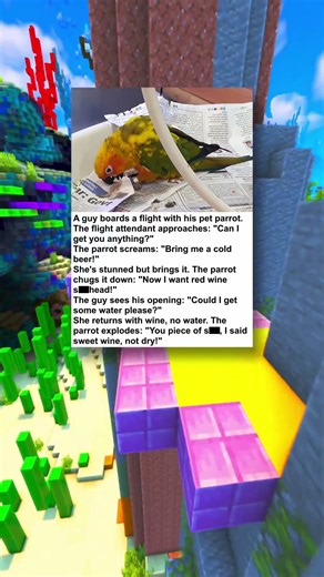 The parrot said WHAT at the end?! 🤣😆 #shorts