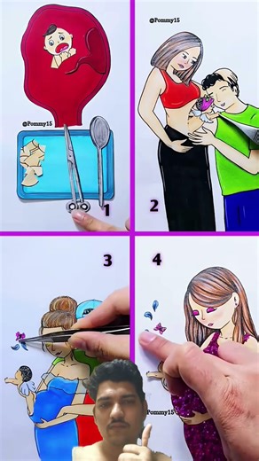 which one is best video | 4 in 1 Deep meaning video #art #drawing #music #vlog #learning