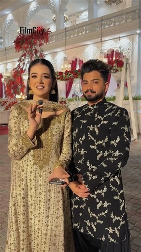 Kashees Beauty Parlour on Instagram: "👑🎥 Famous TikTok Stars Laraib & Zarnab Shine at the Nikkah of Rabeeca & Hussain at Kashee’s Kingdom – Film City 🎥👑 Social media sensations Laraib and Zarnab graced the magical Nikkah ceremony of Rabeeca Kashif Khan and Hussain Tareen, held at the breathtaking Kashee’s Kingdom – Film City — and their reaction said it all: pure admiration! 💍✨ 🌸 From cinematic sets to royal decor, the duo was captivated by the venue’s majestic aura, praising the event’s p