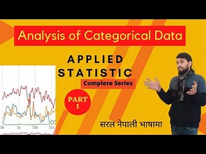 Analysis of Categorical data \\applied statistics Bsc.2ndyear by palpali bharat