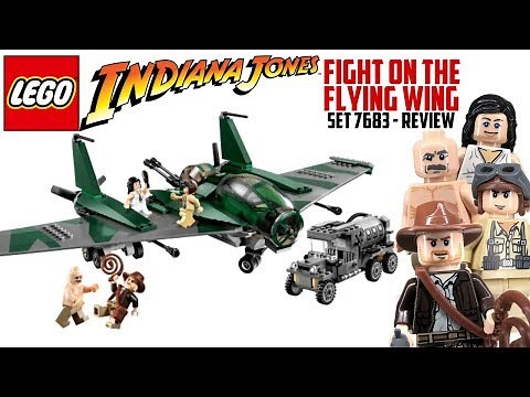 LEGO Indiana Jones FIGHT ON THE FLYING WING - Set 7683 REVIEW