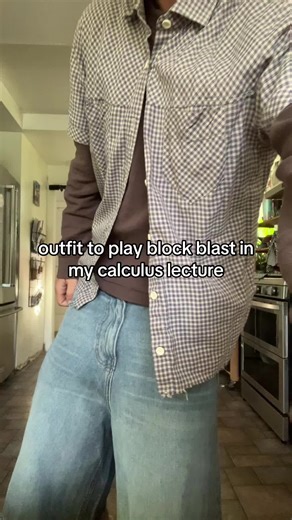 Calculus Lecture Outfit: Block Blast & Integrals