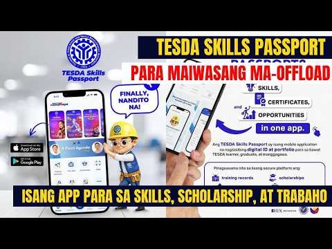 TESDA Skills Passport — Isang App na Nagdurugtong sa Skills, Scholarship, at Trabaho