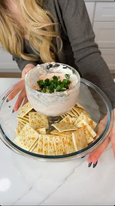 This appetizer trick is genius I make a delicious snack with a glass and a bowl. I add crackers in the bowl and then make a tuna dip in the glass. | Alexandra’s Kitchen