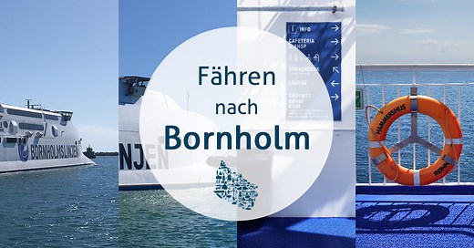 Fähren zur Insel Bornholm (Dänemark)