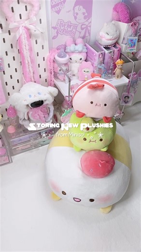 Miniso Plushie Haul: Cute Plushies Aesthetic Room Tour!