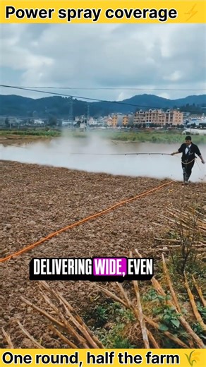 Wide-Range Electric Farm Sprayer #FarmSprayer #AgriTech #ElectricSprayer #SmartFarming