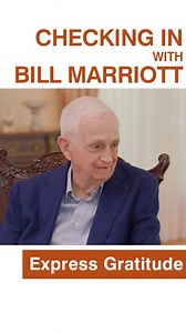 Marriott International President and CEO Anthony Capuano joined Chairman Emeritus Bill Marriott to talk about handwritten notes and the importance of expressing gratitude. | Marriott International