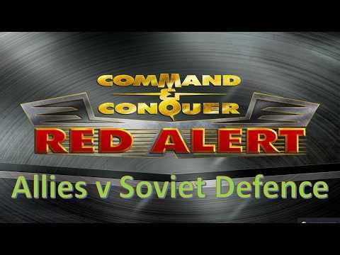 Command and Conquer Red Alert Remastered FFA (Allied Forces v Soviet Defence)