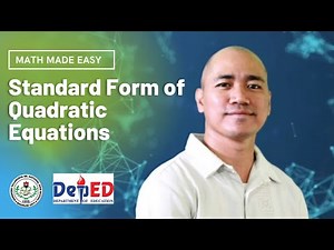 Standard Form of Quadratic Equations