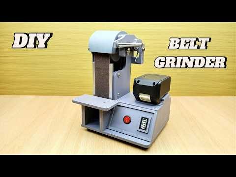 DIY belt grinder from PVC plastic