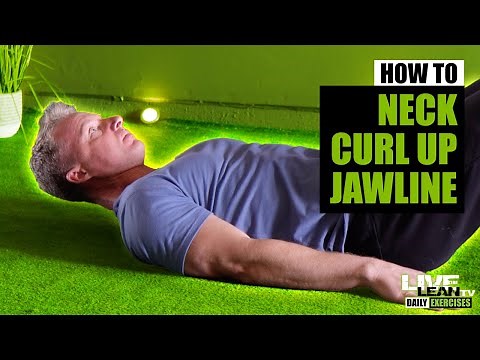 How To: Neck Curl Up Jawline Exercise