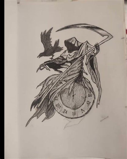 Draw with Me - Death #art #death