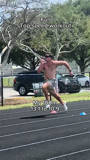 4 x flying 40m top speed workout guide gymshark 10% off code PLANETARY10 Training programs link in bio (Patreon) #fyp #shorts #fitness #gym #track