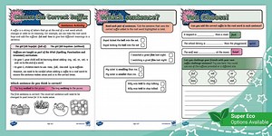 Choose the Correct Suffix Sentence Activity