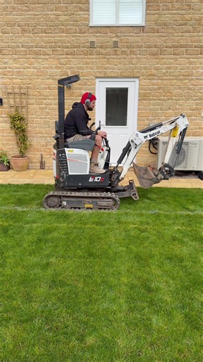 New Landscaping Project Day One: Excavator Work