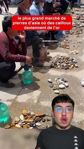 le plus grand marché de pierres d'asie où des cailloux deviennent de l'or