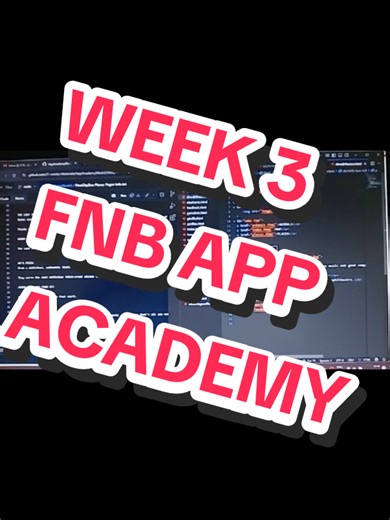 Wow that was AMAZING 💃💃💃💃💃💃.....The early bird caught the worm🤭🤭🤭.....week 3 done and dusted on to live lessons #techgirlie #developerslife #techtok #programming #itvarsity #learntocode #codingjourney #fnbappacademy #fnbappoftheyear #techgirl