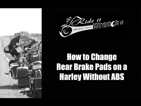 How to Change Rear Brake Pads on a Harley Without ABS