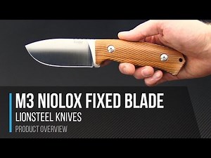 lionSTEEL M3 Niolox Fixed Blade Overview