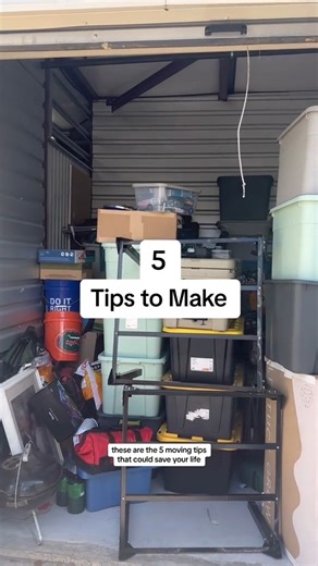 Moving can be stressful! 😅 Here are a few tips that can help. Don't forget to save for later for your next move. #movingtips #movingtip | Extra Space Storage
