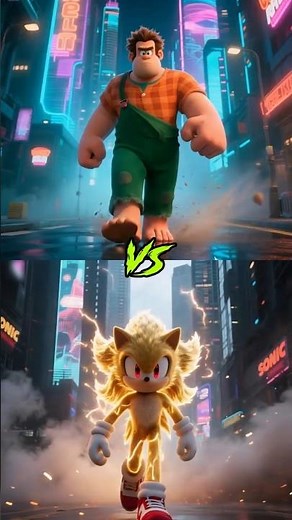 Wreck-It Ralph VS Sonic, Knuckles, Tails, Super Sonic, Metal Sonic, Amy Rose, Rouge The Bat, Shadow