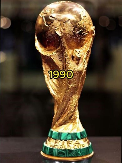 World Cup Trophy Evolution (1930–2022) 🏆 #shorts #football #worldcup #viralvideo