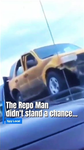 Real-Life Action Movie: Hijack Jeep from Moving Tow Truck!🚛🏃‍♂️ #heist