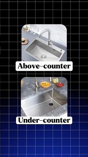 What type of sink need to be install in kitchen for better life #kitchen #shorts ￼